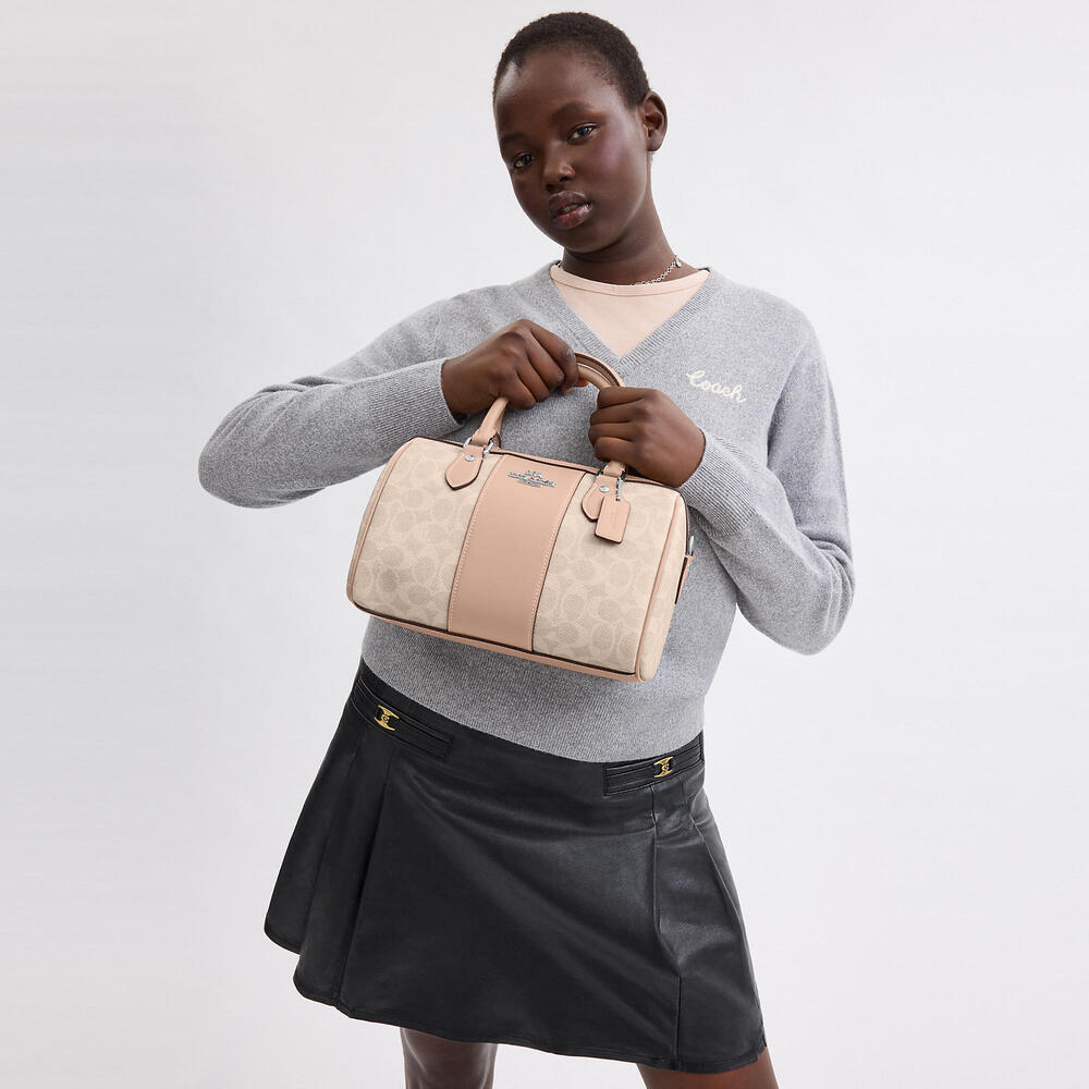 Rowan Satchel Bag In Signature Canvas